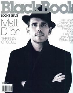 Matt Dillon es portada en "Black Book"
